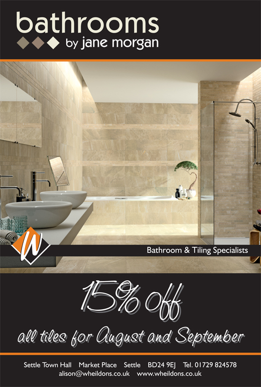 15% Off Sale on all tiles during August and September