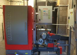 Claughton Hall - Plant Room Boiler View